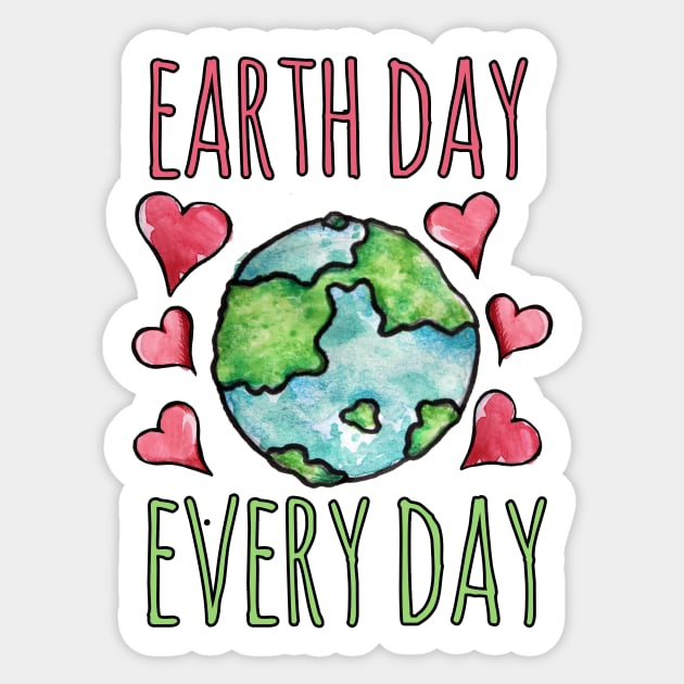 Earth Day Every Day Sticker by bubbsnugg